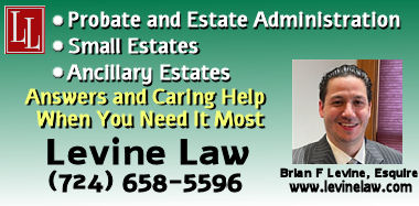 Law Levine, LLC - Estate Attorney in Butler County PA for Probate Estate Administration including small estates and ancillary estates